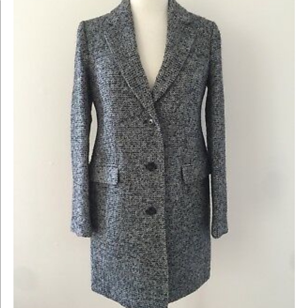 J.Crew Tweed Topcoat - Size 4 - GREAT Condition